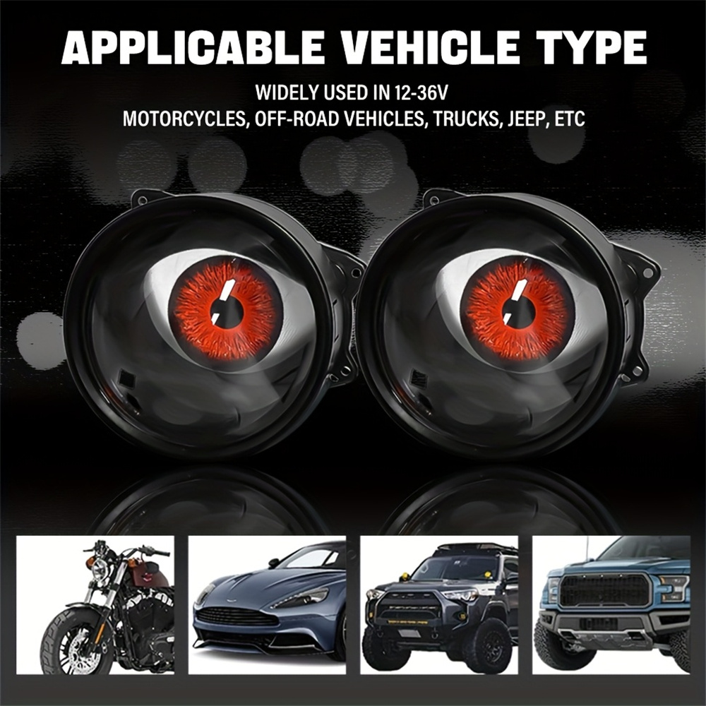  6-Mode Led Dynamic Devil Eye - Lighting Decoration Ideas ulasan dan harga