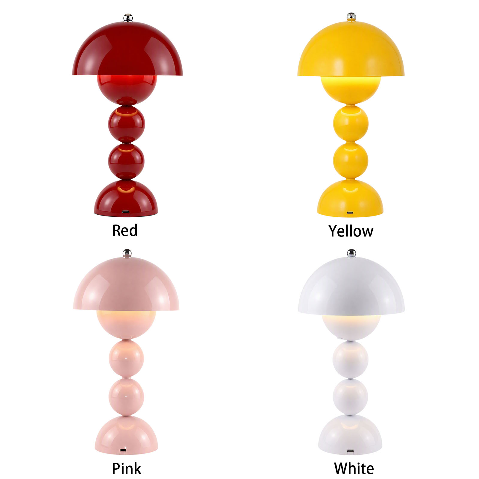 Mushroom Flower Bud Table Lamp - Lighting Decor Bedroom ulasan dan harga